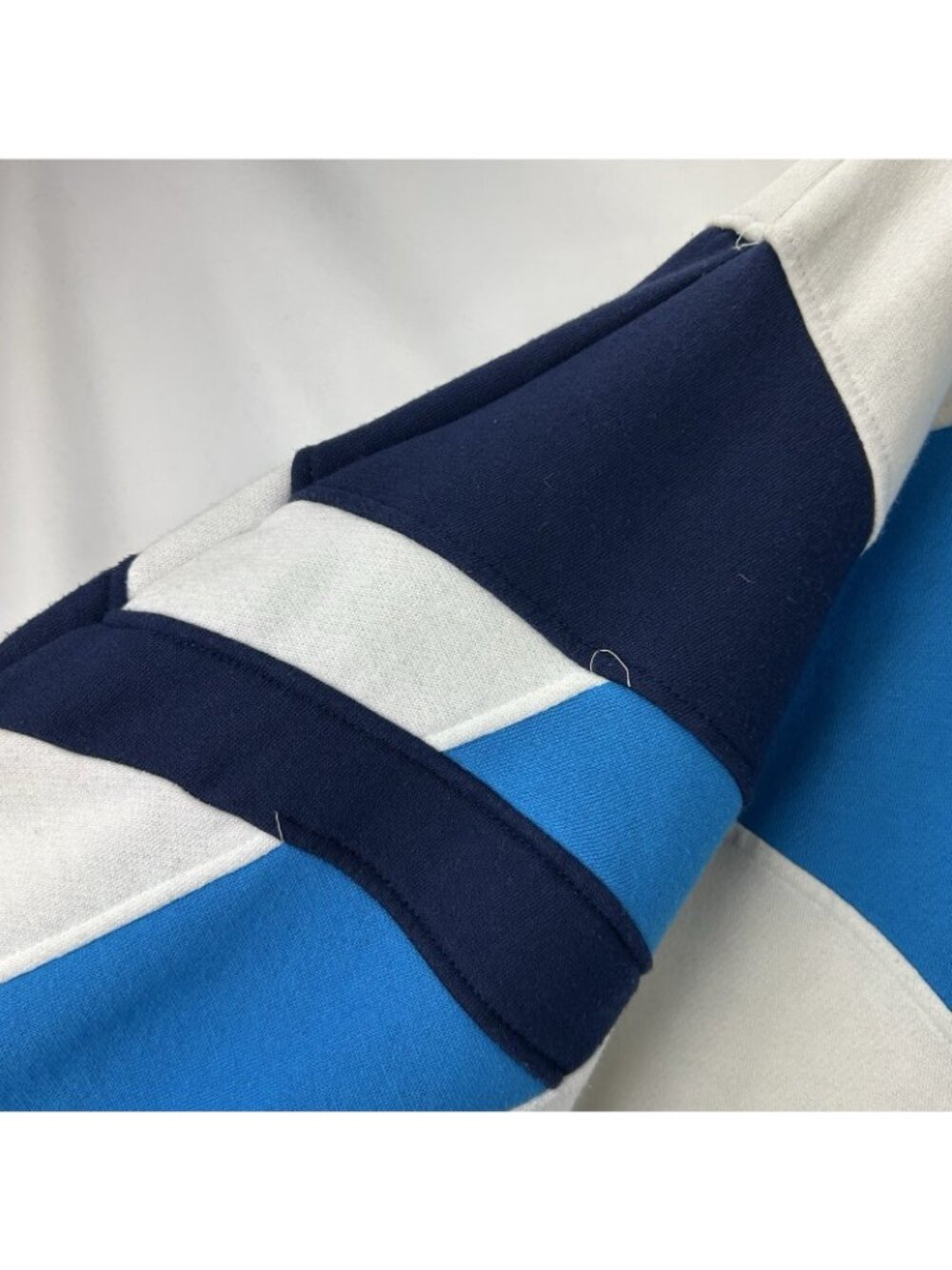 Vintage 90s Adidas Color Block Sweater Men’s XL Blue White Full Zip Sportswear - Picture 11 of 16